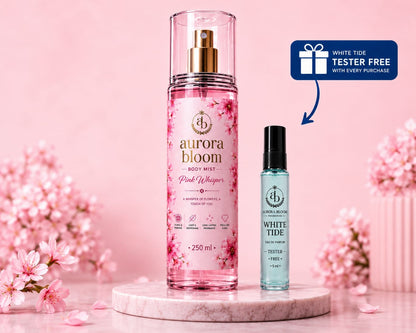 Pink Whisper Body Mist with Free Perfume Tester
