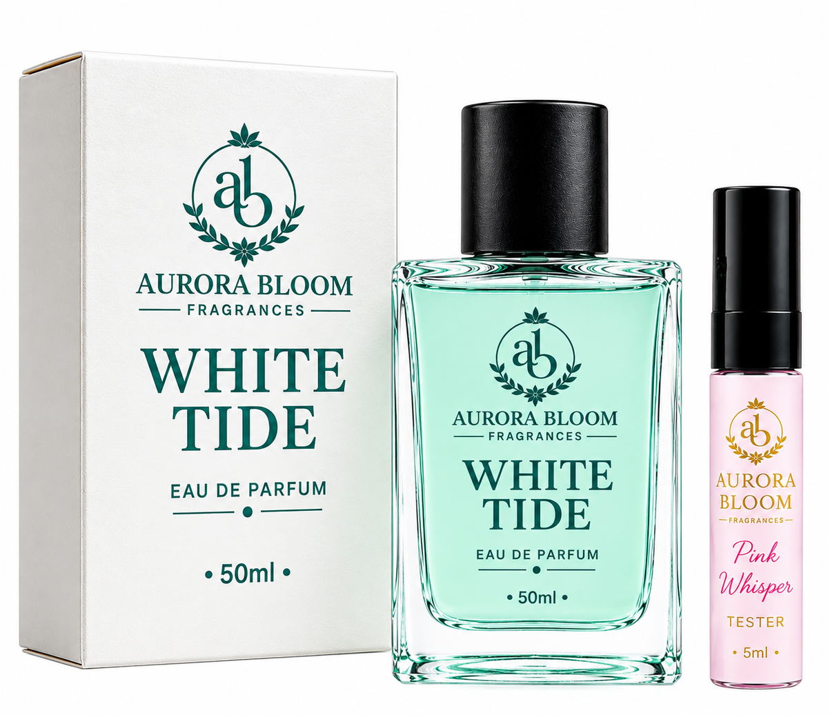 White Tide Perfume - Luxury Fragrance with Free Tester.
