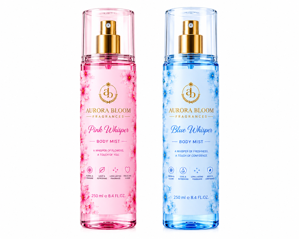 Whisper Harmony Body Mist Collection - Blue & Pink Whispers Body Mist