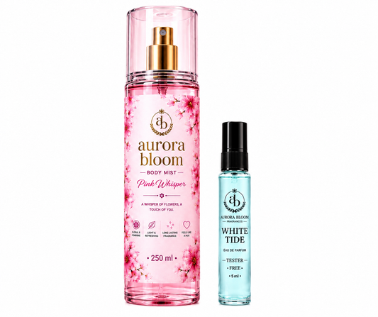 Pink Whisper Body Mist with Free Perfume Tester